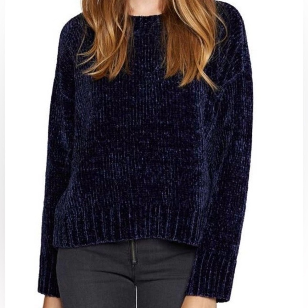 Buffalo David Bitton Deep Blue Crew Neck Sweater size medium